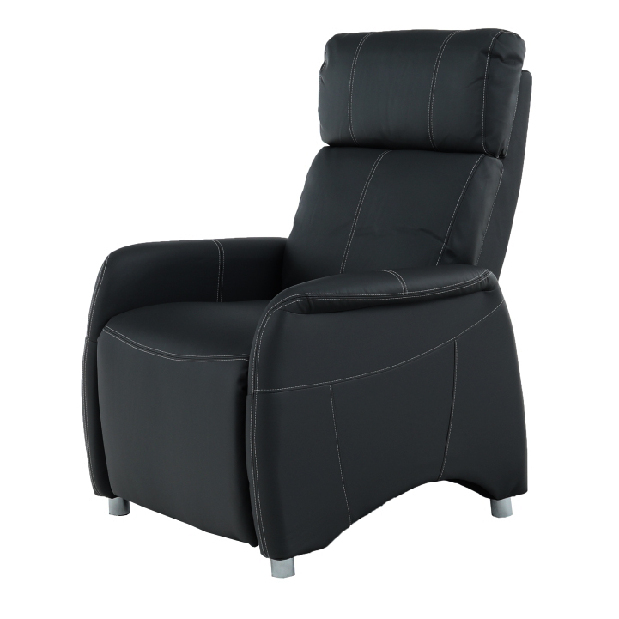 Fotoliu pentru relax Francesco CH 113100 piele PU Negru