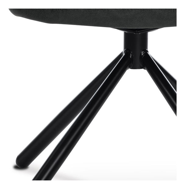 Blagovaonska stolica Herbia-397-GREY3 (tamno siva + crna)