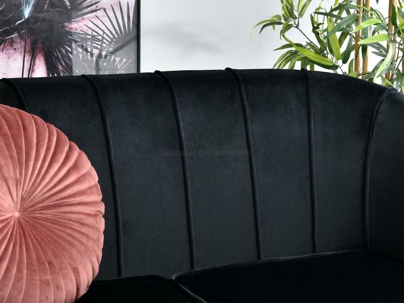 Kanapé Etimee S (fekete + arany)