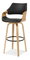 Scaun bar Rolenzono H75 (negru)