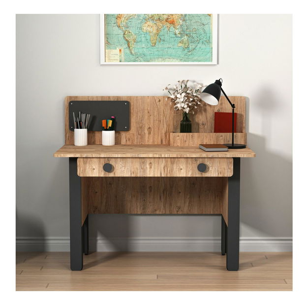 Birou Nilili 7 (pin atlantic + antracit) 