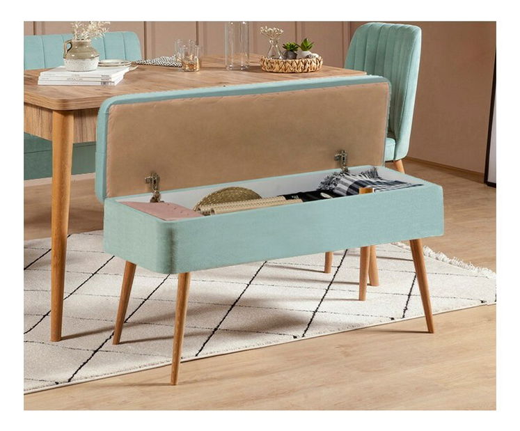 Blagovaonski set Vlasta 1 (antlantski bor + pistacija) (za 4 osobe)