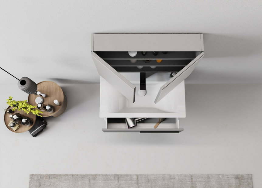 Set mobilier baie Bonoco 80 (gri)