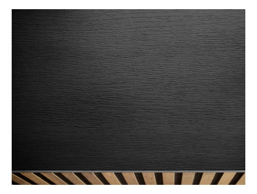 Vitrină Dernas KSZ154 (Negru grafit + Stejar wotan) (cu iluminat LED galben)