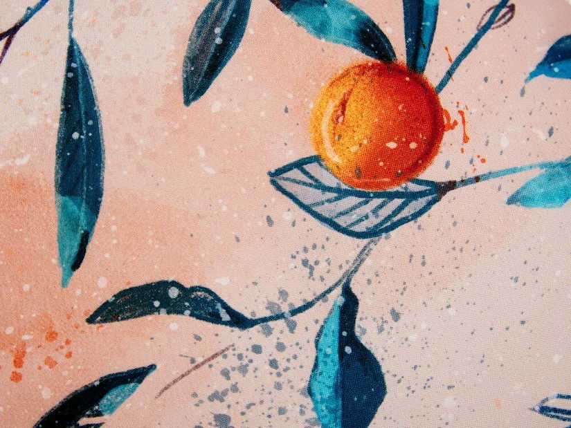 Sada 2 ozdobných vankúšov ⌀ 40 cm Pial (viacfarebná)