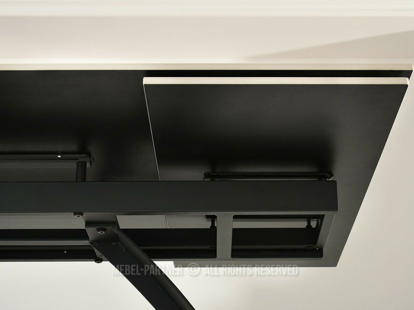 Masă sufragerie Pagina (bej + negru)