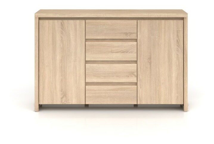 Comodă Kaspian KOM2D4S (Stejar sonoma)