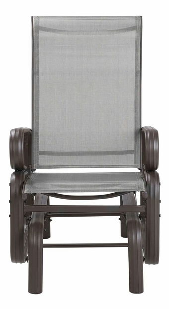 Fotoliu balansoar BORIO (aluminiu) (maro)