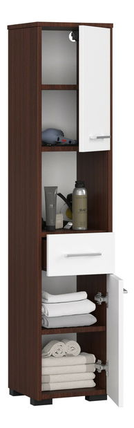 Dulap de baie Farid TYP3 (wenge + Alb)