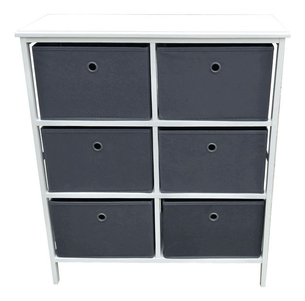 Komoda Dacapo TYP 2 (bijela + siva)