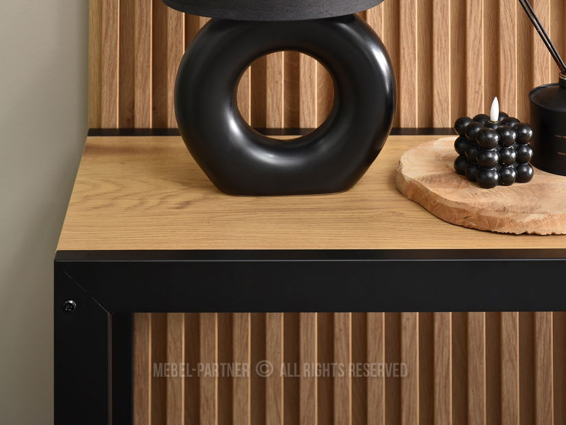 Konzolasztal Ines (fekete)