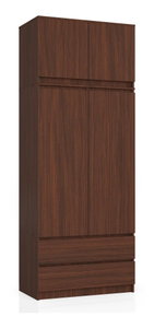 Ormar za garderobu Submarino (wenge) (s nadogradnjom)