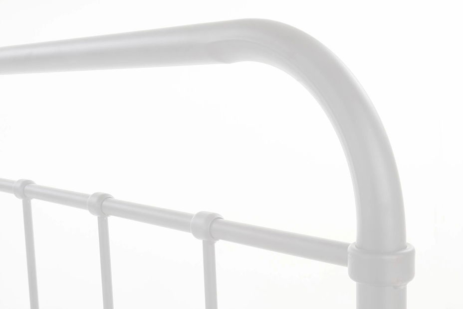 Metalni krevet 120 cm Pavot (bijela) (s podnicom)