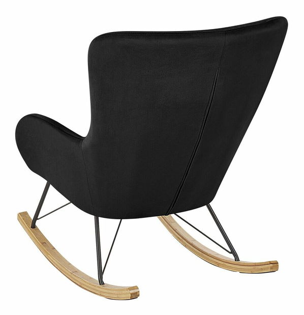 Hojdacie kreslo Esmae (čierna)