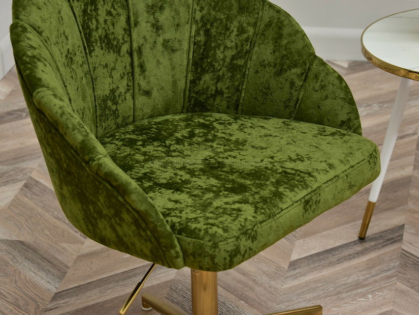 Fotoliu relax Leezare (verde + auriu)