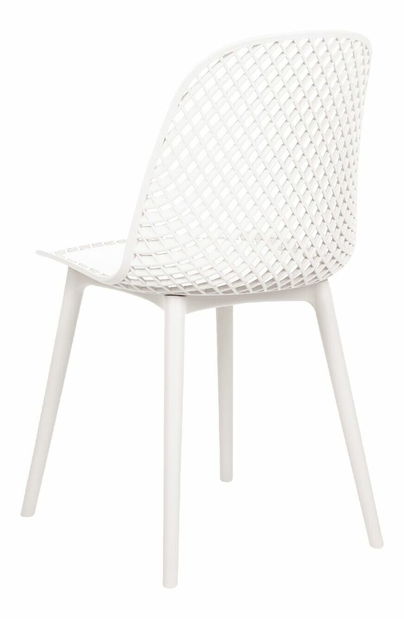 Set 4 ks jedálenských stoličiek Erielle (biela)