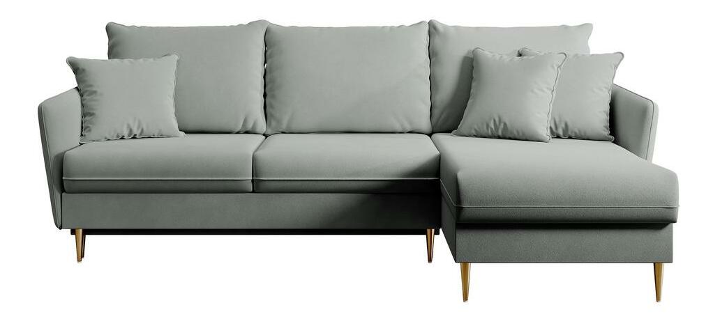 Colțar Vivaldio L (gri + auriu)