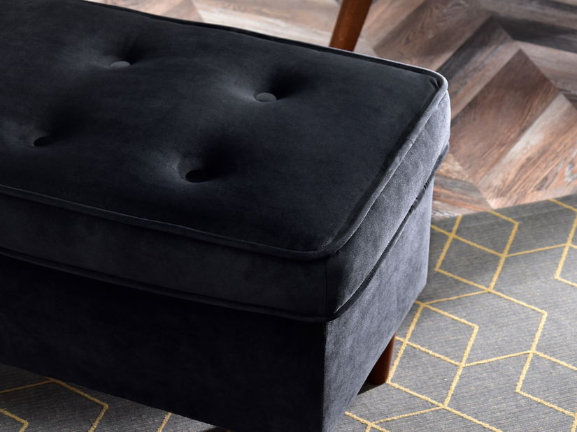 Taburetka Muriera (čierna)