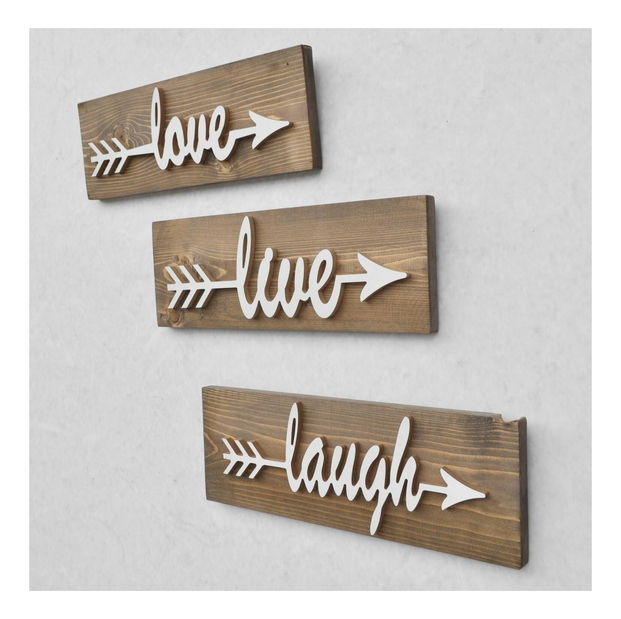 Dekoratív fali kiegészítő Nopesa 1 (dió) 