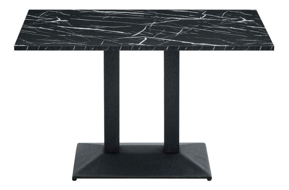 Étkezőasztal Rahola 2 (fekete márvány + fekete) (4 fő részére)