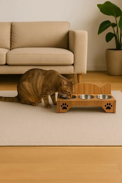 Súprava misiek pre domáce zviera Apia 2 (prírodná)