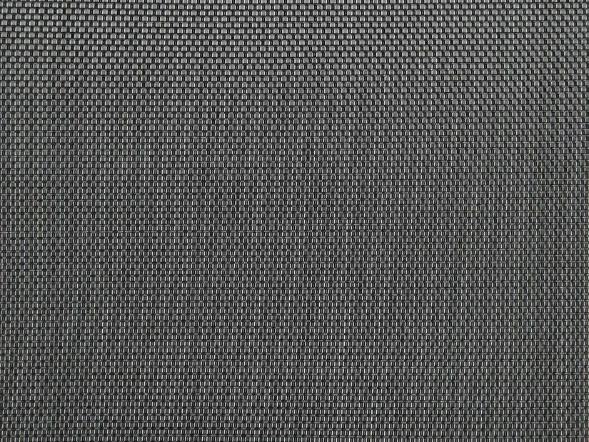 Zahradné lehátko NESS (textil) (čierna)