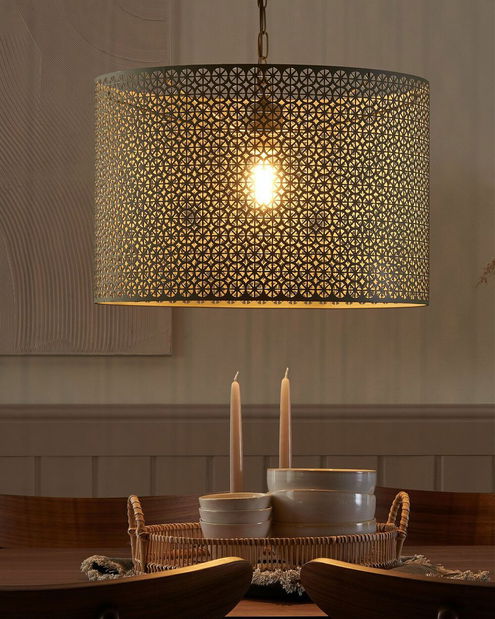 Závesná lampa Mania (sivá)