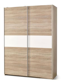 Ruhásszekrény Vida S 1 (sonoma tölgy + fehér)