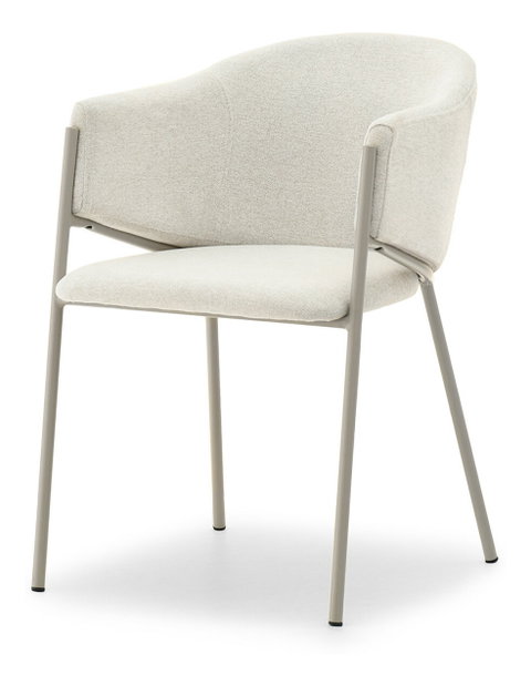 Scaun sufragerie Conquisto (crem + gri)