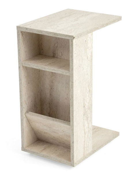 Măsuță laterală Feliz (marmură deschis)