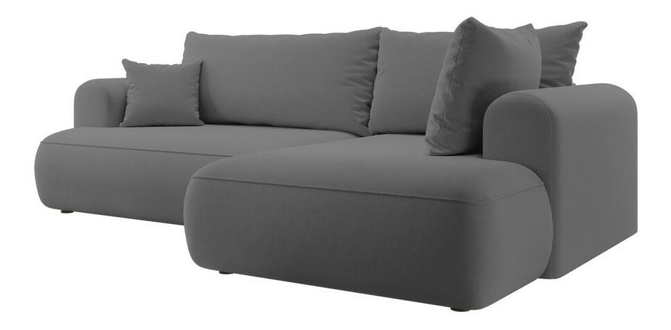 Kutna garnitura Olivo II (D) (sivo-crna + crna)