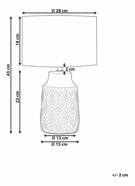 Lampă de masă Beatriz (portocaliu)