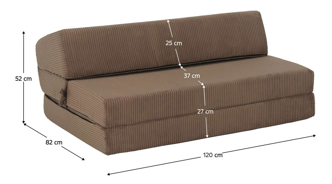 Fotoliu extensibil Viajado (bej) 