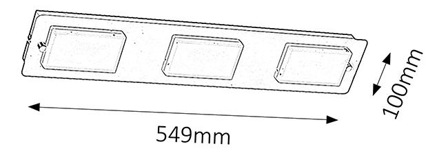 Kúpeľňové svietidlo Ruben 5724 (chrómová)