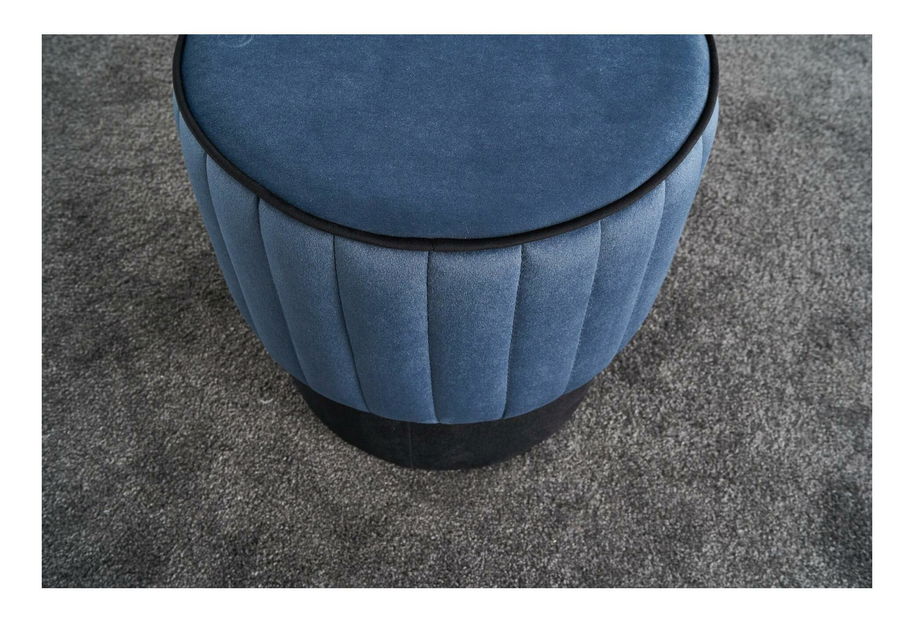 Taburetka Dolphie (modrá + čierna)