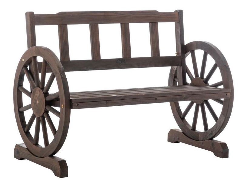 Vrtna klupa Sibu 1 (smeđa)