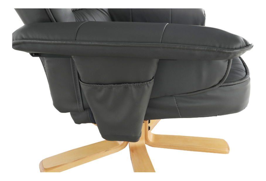 Relaxačné kreslo Sem (tmavosivá)