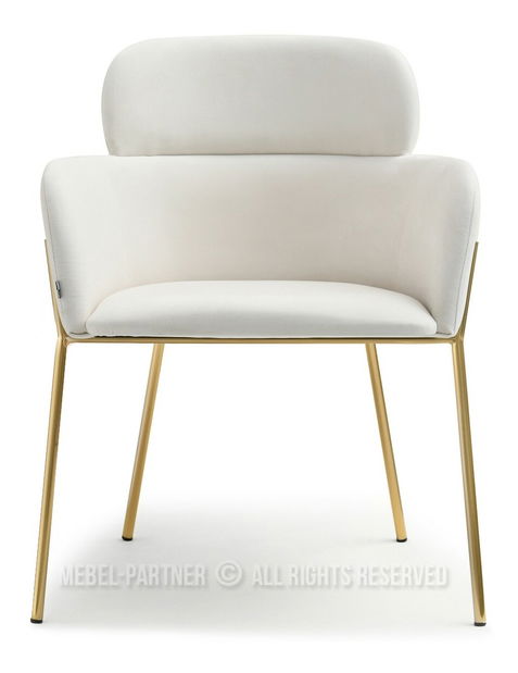 Stolica Baggie K (krem + zlatna)