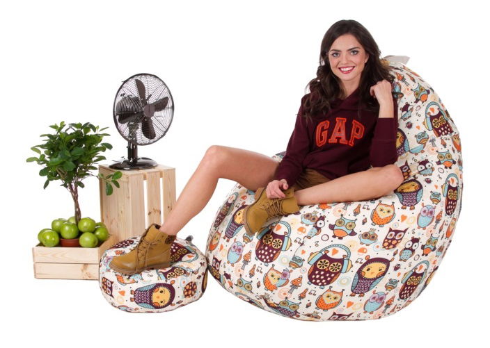 Fotoliu puf Kizzy XXL (suport picioare GRATUIT) (TD 352)