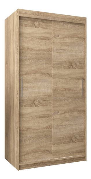 Dulap de haine 100 cm Toki (stejar sonoma + stejar sonoma)