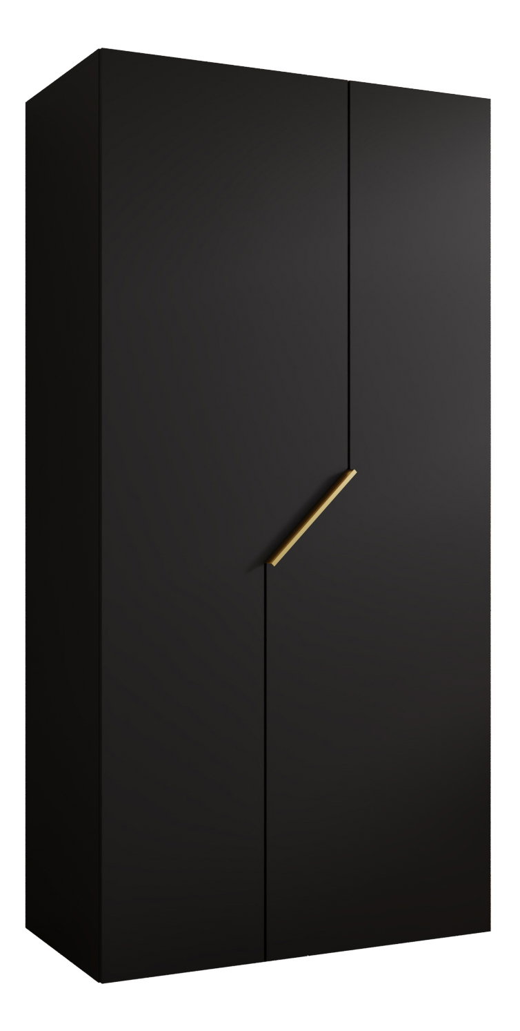 Dulap de haine Alaris 1 100 (negru + auriu)
