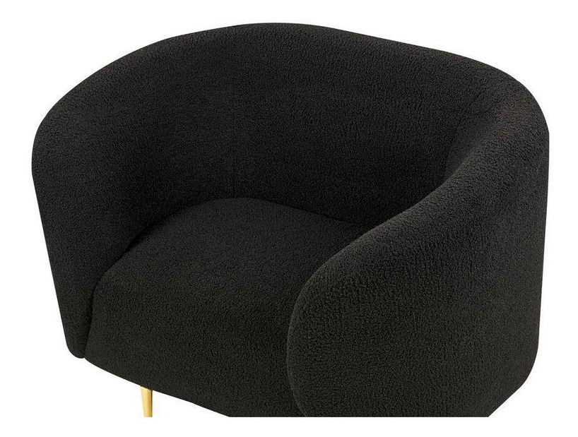 Set canapea fotoliu 2+1 Leon (negru)