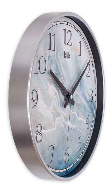 Nástenné hodiny Ulla (strieborná)