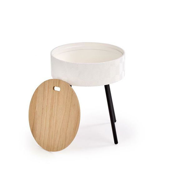 Dohányzóasztal Armelia (fehér)