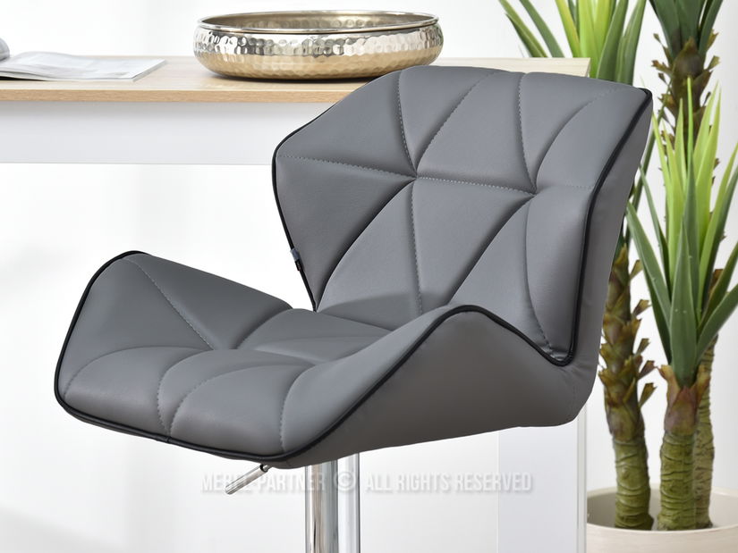 Stolica Huhu (siva + crna)