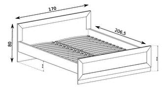 Manželská posteľ 160 cm Titanus 20 (dub lefkas)