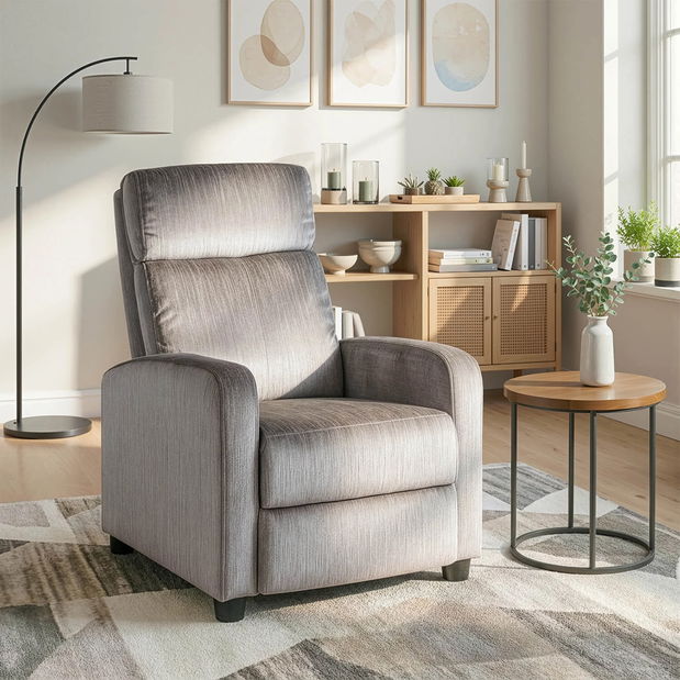 Podesiva fotelja Dominaba (svijetlosiva) 