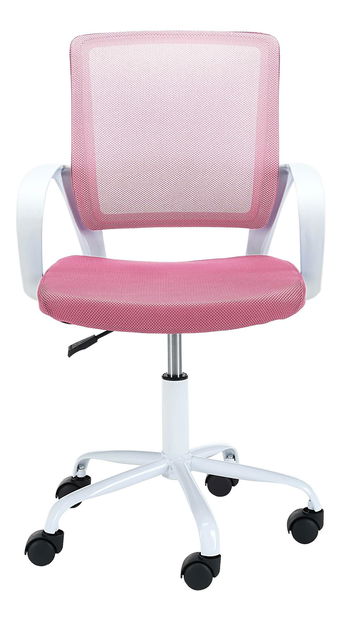 Scaun pentru copii Fergus (alb + roz).