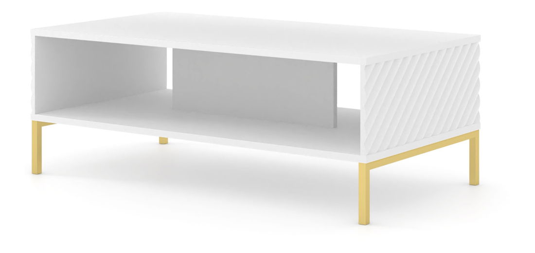 Konferenčný stolík Surfy 3D (biela)