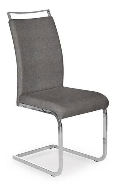 Jedálenská stolička Kato (siva + strieborna)